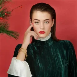 Vanessa Baroni Armbänder|Anker Gold Bracelet