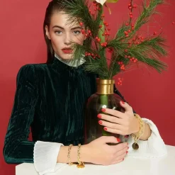 Vanessa Baroni Armbänder|Anker Gold Bracelet