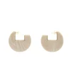 Vanessa Baroni Ohrringe|Arch Earring Sand Marble