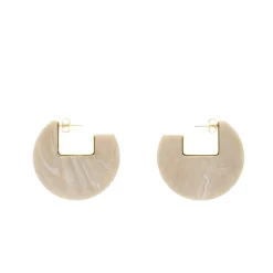 Vanessa Baroni Ohrringe|Arch Earring Sand Marble