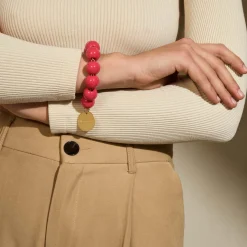 Vanessa Baroni Armbänder|Beads Bracelet Pink