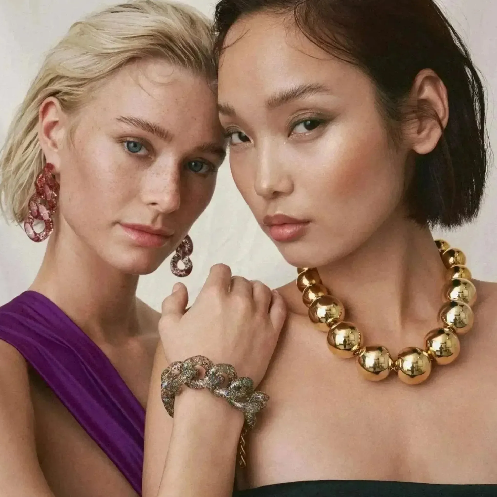 Vanessa Baroni Halsketten|Beads Necklace Gold