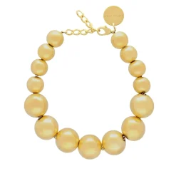 Vanessa Baroni Halsketten|Beads Necklace Gold Vintage