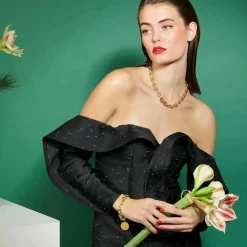 Vanessa Baroni Halsketten|Big Anker Necklace Gold