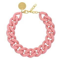 Vanessa Baroni Halsketten|Big Flat Chain Necklace Rose