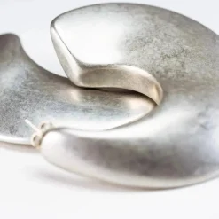 Vanessa Baroni Ohrringe|Big Moon Earring Silver Vintage
