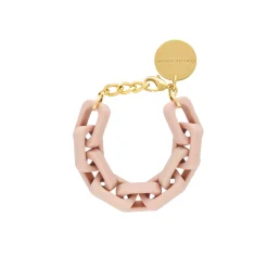 Vanessa Baroni Armbänder|Big Tank Bracelet Matt Baby Rose