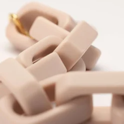 Vanessa Baroni Armbänder|Big Tank Bracelet Matt Baby Rose