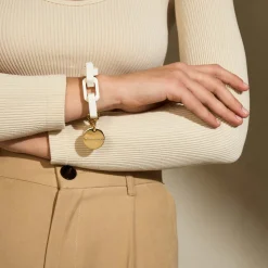 Vanessa Baroni Armbänder|Big Tank Bracelet Off White