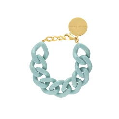 Vanessa Baroni Armbänder|Flat Chain Bracelet Baby Blue