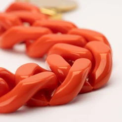 Vanessa Baroni Armbänder|Flat Chain Bracelet Coral