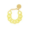 Vanessa Baroni Armbänder|Flat Chain Bracelet Iced Yellow