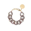 Vanessa Baroni Armbänder|Flat Chain Bracelet Multi Glitter
