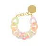 Vanessa Baroni Armbänder|Flat Chain Bracelet Neon Rainbow
