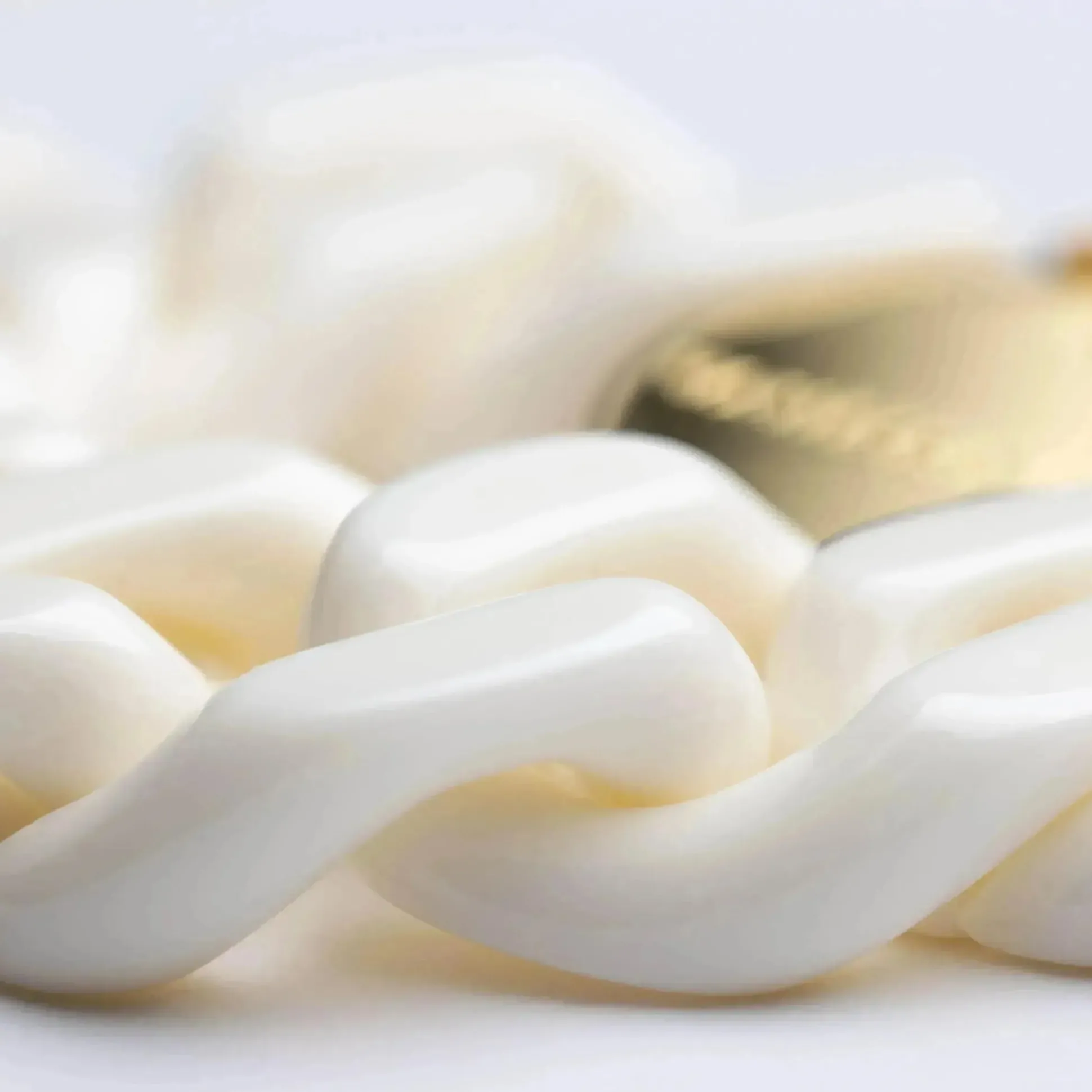 Vanessa Baroni Armbänder|Flat Chain Bracelet Off-White