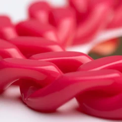 Vanessa Baroni Armbänder|Flat Chain Bracelet Pink