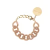 Vanessa Baroni Armbänder|Flat Chain Bracelet Sand Marble