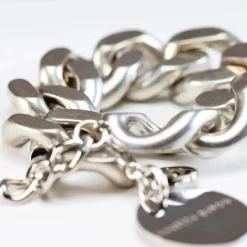 Vanessa Baroni Armbänder|Flat Chain Bracelet Silver Vintage