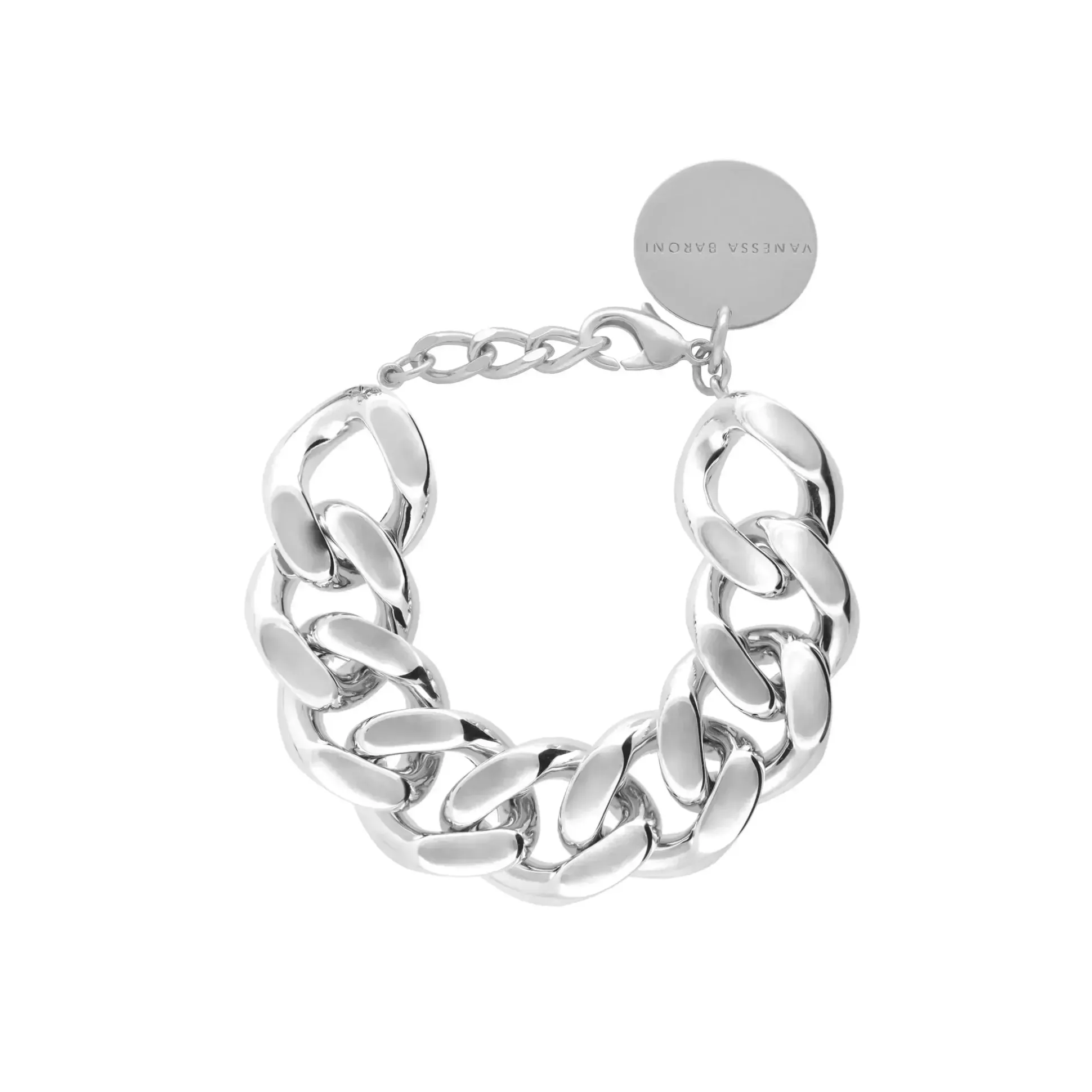 Vanessa Baroni Armbänder|Flat Chain Bracelet Silver