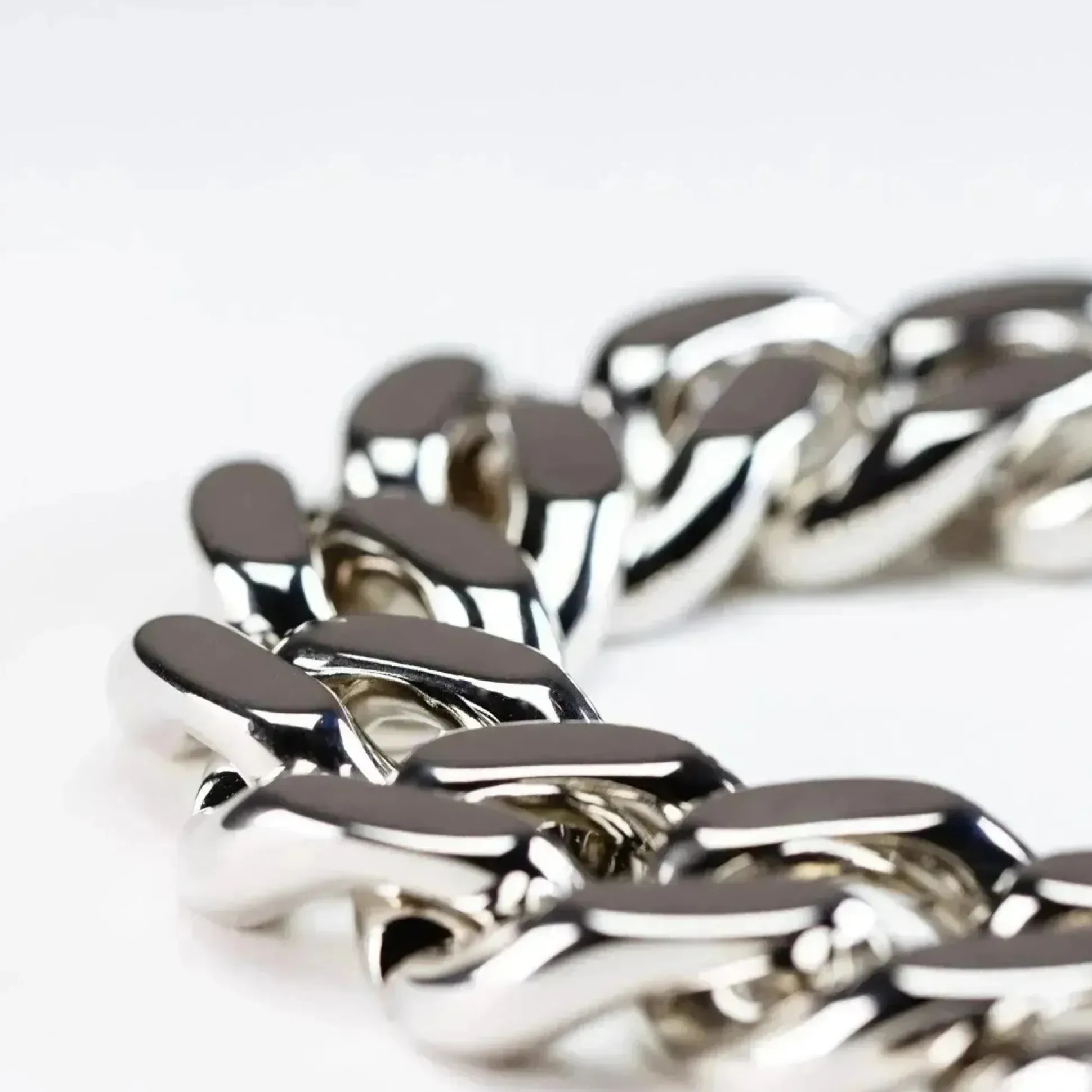 Vanessa Baroni Armbänder|Flat Chain Bracelet Silver