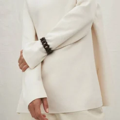 Vanessa Baroni Armbänder|Flat Chain Bracelet Winter Taupe