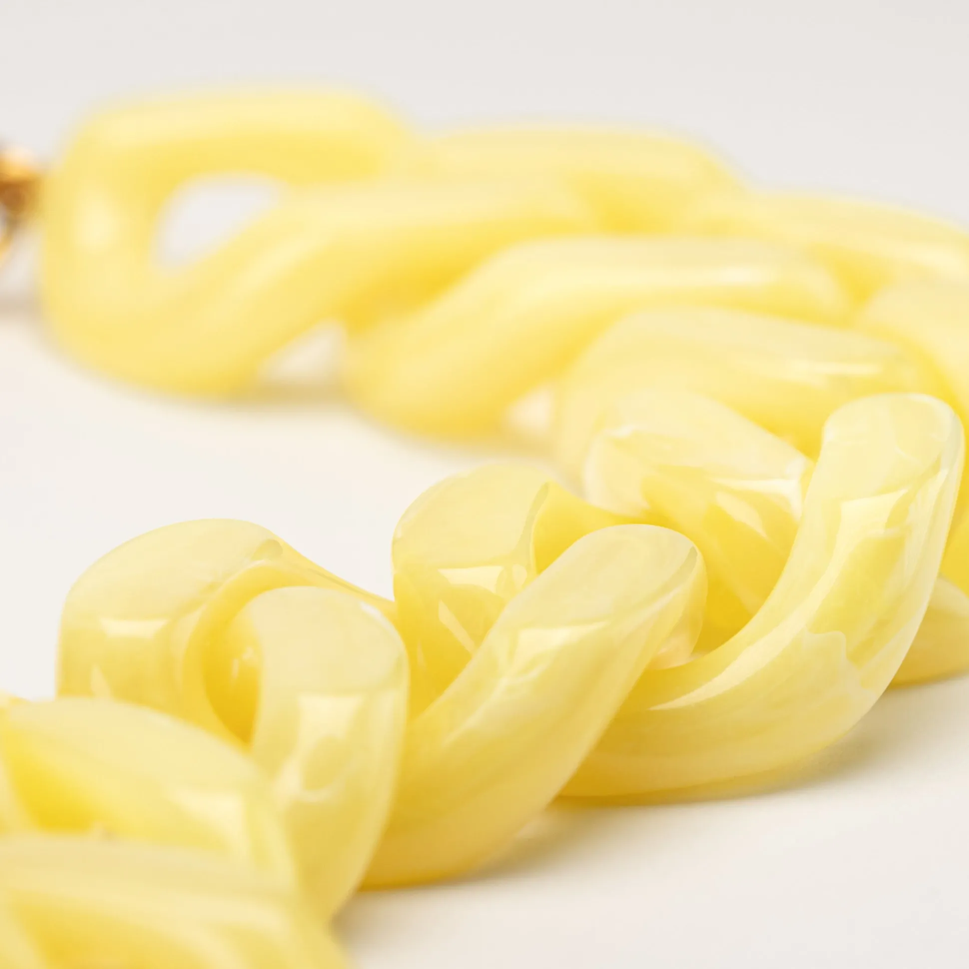 Vanessa Baroni Armbänder|Flat Chain Bracelet Yellow Marble