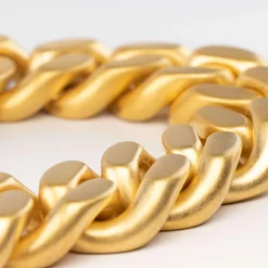 Vanessa Baroni Halsketten|Flat Chain Necklace Gold Vintage