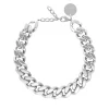 Vanessa Baroni Halsketten|Flat Chain Necklace Silver