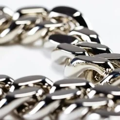 Vanessa Baroni Halsketten|Flat Chain Necklace Silver