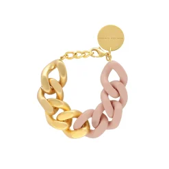 Vanessa Baroni Armbänder|Great Bracelet 2 Color Gold - Matt Baby Rose