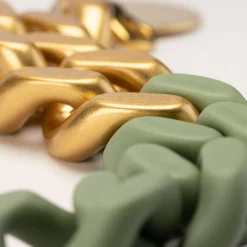 Vanessa Baroni Armbänder|Great Bracelet 2 Color Gold - Matt Mint