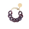 Vanessa Baroni Armbänder|Great Bracelet Aubergine Marble