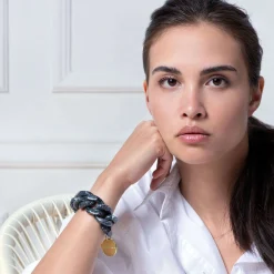 Vanessa Baroni Armbänder|Great Bracelet Black Marble