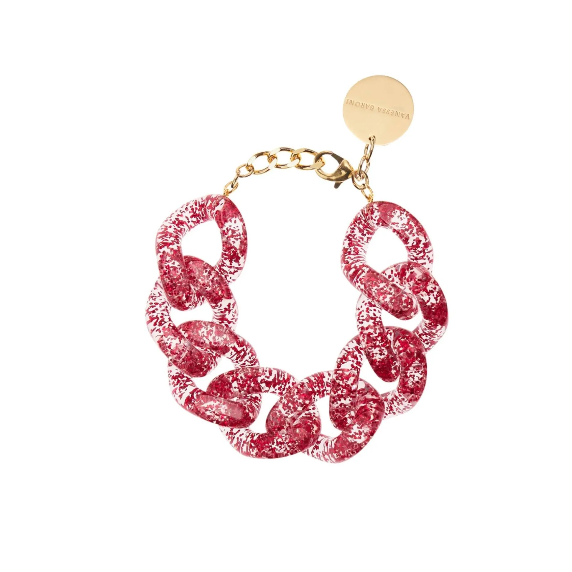 Vanessa Baroni Armbänder|Great Bracelet Red Glitter
