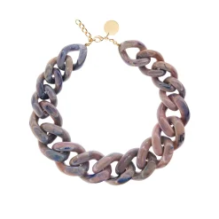 Vanessa Baroni Halsketten|Great Necklace Denim Rainbow