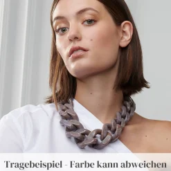 Vanessa Baroni Halsketten|Great Necklace Denim Rainbow