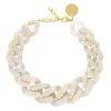 Vanessa Baroni Halsketten|Great Necklace White Marble