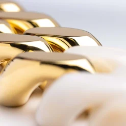 Vanessa Baroni Halsketten|Great Necklace With Gold - Pearl Marble