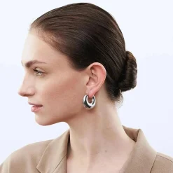 Vanessa Baroni Ohrringe|Moon Earring Silver