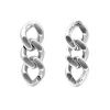 Vanessa Baroni Ohrringe|New Flat Chain Earring Silver