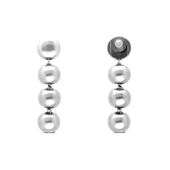 Vanessa Baroni Ohrringe|Small Beads Earring Silver