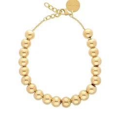 Vanessa Baroni Halsketten|Small Beads Necklace Short Gold