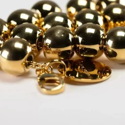 Vanessa Baroni Halsketten|Small Beads Necklace Short Gold