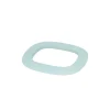 Vanessa Baroni Armbänder|Squared Bangle Matt Baby Blue