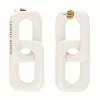 Vanessa Baroni Ohrringe|Squared Double Earring Large Off-White