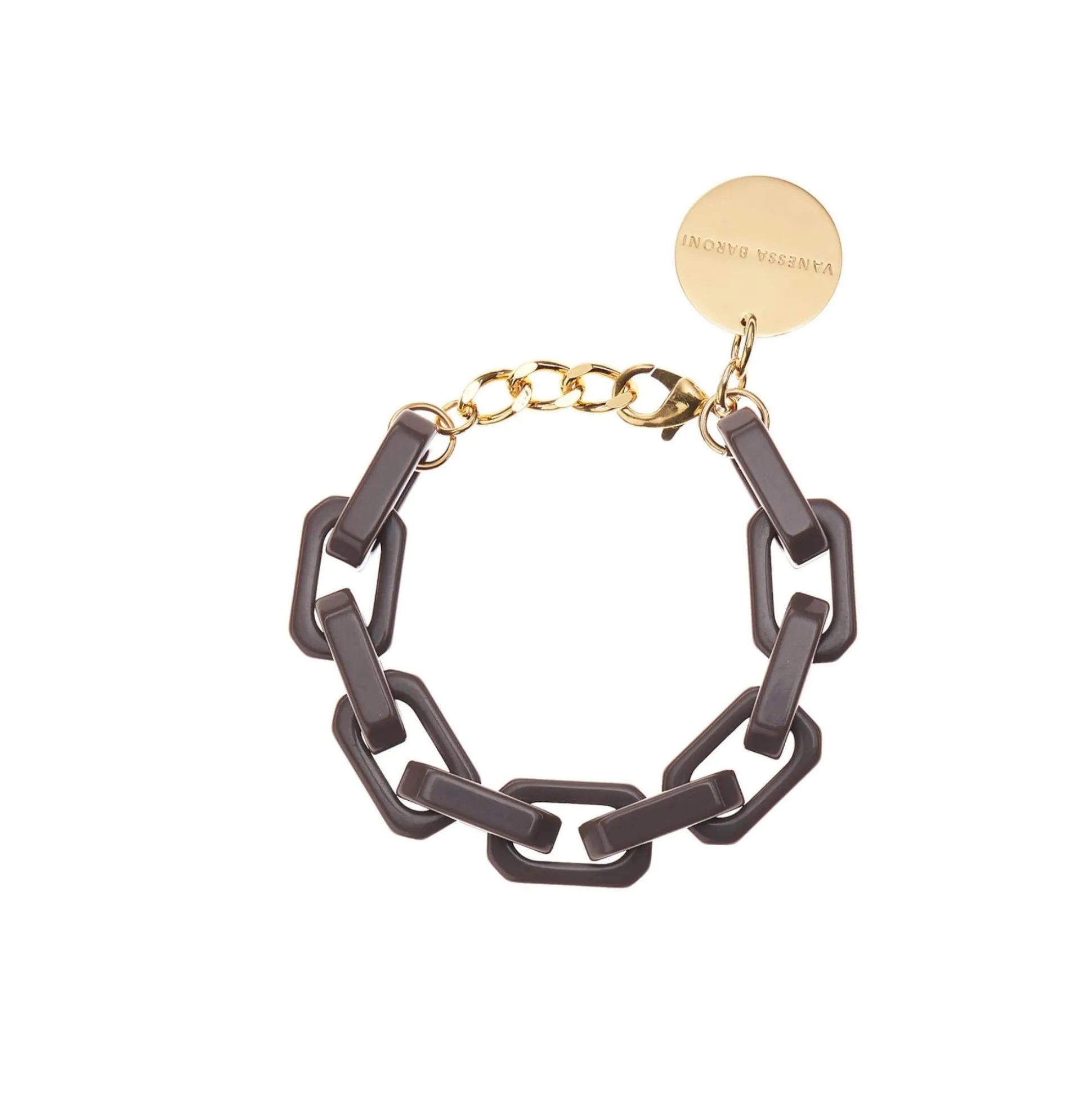 Vanessa Baroni Armbänder|Tank Bracelet Winter Taupe
