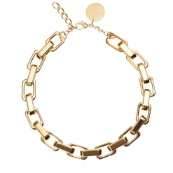 Vanessa Baroni Halsketten|Tank Necklace Gold