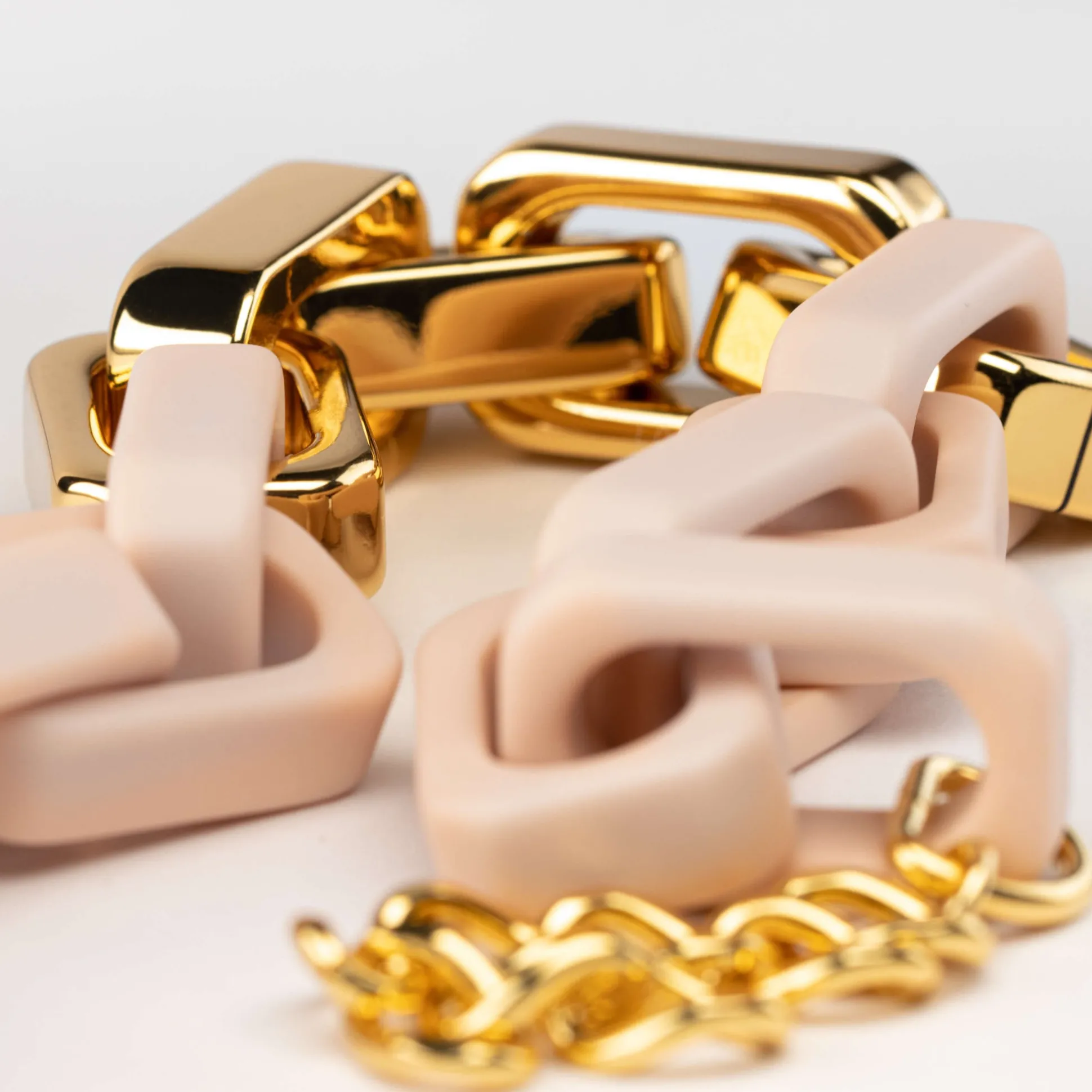 Vanessa Baroni Halsketten|Tank Necklace Matt Baby Rose