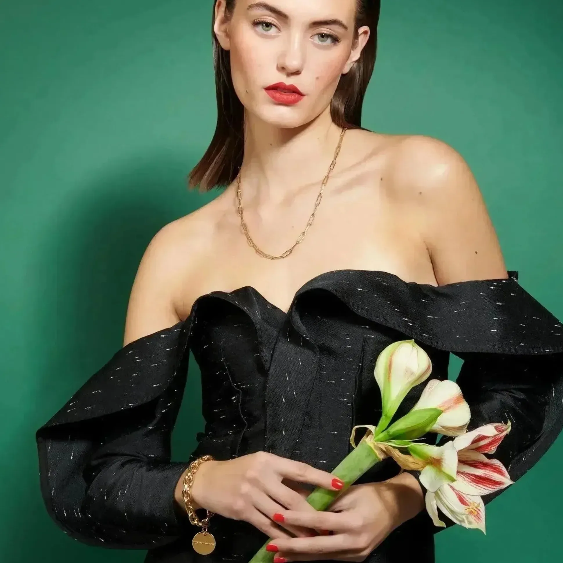 Vanessa Baroni Halsketten|Tiny Gold Necklace