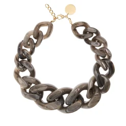 Vanessa Baroni Halsketten|Xl Great Necklace Grey Marble